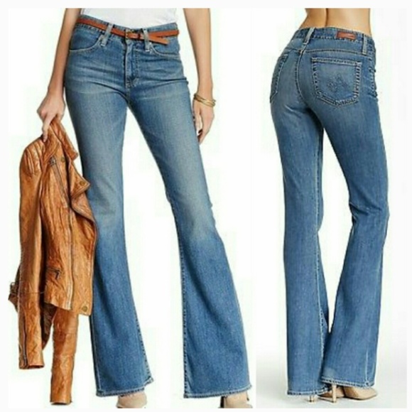 AG the legend wide flare jeans size 27 - Picture 1 of 8
